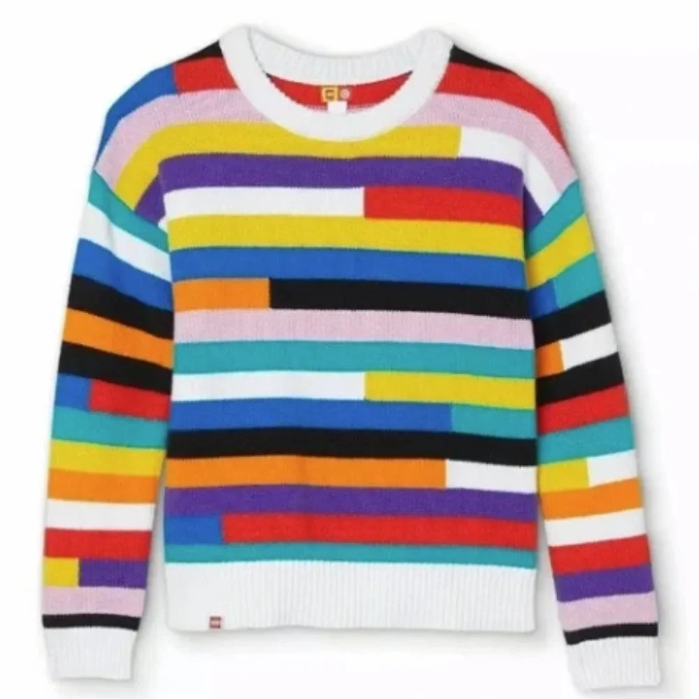 Lego X Collection Target Mix Stripe Sweater Kids Boys Girls NWOT size Medium